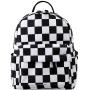 Gelory Unisex Plaid Nylon Female Travel Day Pack Laptop Backpack Book School bags School Casual Rucksack Women Bag