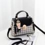 KBW045 2023 Plaid Handbag High Quality Women Bag New PU Diagonal Small Square Bag Fashion Single Shoulder Crossbody Bag