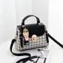 KBW045 2023 Plaid Handbag High Quality Women Bag New PU Diagonal Small Square Bag Fashion Single Shoulder Crossbody Bag