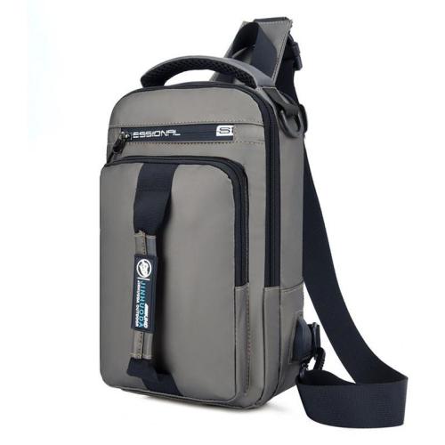 ZR543 New Fashion Unisex Chest Bag Wholesale Single Shoulder Unisex Bag Oxford Cloth Earphone Hole Portable Side Bag Waterproof