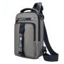ZR543 New Fashion Unisex Chest Bag Wholesale Single Shoulder Unisex Bag Oxford Cloth Earphone Hole Portable Side Bag Waterproof