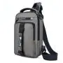 ZR543 New Fashion Unisex Chest Bag Wholesale Single Shoulder Unisex Bag Oxford Cloth Earphone Hole Portable Side Bag Waterproof