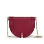 Wholesale OEM ODM Women Saddle Bag Fashion Vegan Leather Cross Body Bag With Chain Ladies Shoulder Bags