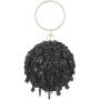 Wholesale beading bag spherical round purses women handbag retro sequin evening bags gold paillette handbags