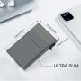 Premium Automatic Pop Up Wallet Aluminum RFID Functional Metal Slim Minimalist Credit Card Holder Minimalist for Front Pocket
