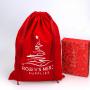 Wholesale Luxury Large Velvet Dust Weeding Gift Packaging Drawstring Bag Red Velvet Clothes Shoe Pouch