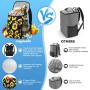 Leakproof Insulated Large Capacity 30-Can Thermal Bag Soft Cooler for Beverage Lunch Travel - Unisex Cooler Backpack