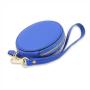 Custom coin purse eco saffiano pu leather mini round coin wallet for girls