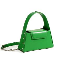 2024 Genuine Leather Box Shape Purses And Handbags For Women Luxury Chain Handbag