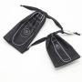 Custom Logo Printed Black Drawstring Non Woven Razor Comb Hair Stick Hair Drier Packaging Bag Non Woven Dust Pouch