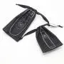 Custom Logo Printed Black Drawstring Non Woven Razor Comb Hair Stick Hair Drier Packaging Bag Non Woven Dust Pouch