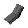 Rfid blocking trifold leather men wallet custom genuine leather cowhide big wallet
