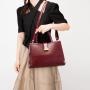 2023 New Luxury Women's Handbag Fashion Lock Buckle Simple Women's Shoulder Bag Luxury Shoulder Bag For Ladies