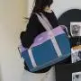 HR381 New Fashion Contrast Colors Travel Crossbody Bag Luggage Storage Bag with Adjustable Trolley Case Ready for Production Bag