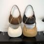 Minimalist fashionable crescent shaped dumpling bag for women 2024 new fashion versatile single shoulder underarm bag for women