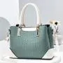 2022 New Korean Fashion Women's Handbag Handbag Top Layer Cowhide Middle-aged Women's Mother Single Shoulder Messenger Bag
