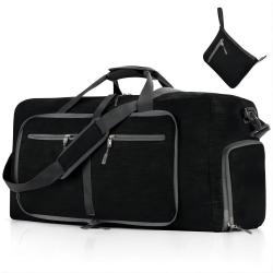 LX064 Lightweight Sports Bag for Women Men Duffle Bag with Shoes Compartment and Adjustable Strap Foldable Travel Duffel Bags