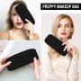 Gelory 2024 Cute Small Makeup Bag Slim Pouch Waterproof Travel Cosmetic Toiletry Bags For Women