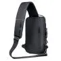 WTB028 New Fashion Chest Bag Men's Messenger Bag Waterproof PU Leather Shoulder Sling Bag Waterproof Custom Logo for Men
