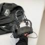 Fashion Chain Shoulder Bag Ladies Crossbody Bags Summer Hot Selling Leopard Clear PVC Shell Handbags