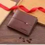 Hot Selling Men's Casual Short-Style Horizontal Wallet New Cross-Border Multi-Card Bank & Credit Card Holder Waterproof Feature