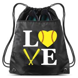 Gelory Promotional Custom Logo Eco Friendly Water Resistant Polyester Gym Drawstring Backpack Bag