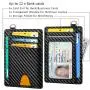 KBW667  Mens Slim Wallet with Money Clip AUSTIN RFID Blocking Bifold Credit Card Holder for Men with Gift Box