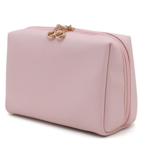 KBW434  New Senior Sense Pu Portable Cosmetic Bag Fashion Large Capacity Ladies Travel Square Toiletries Storage Bag For Women