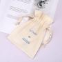 Custom Logo Printing Cotton Linen Cosmetic Skin Care Product Packing Bag High End Cotton Gift Makeup Pouch