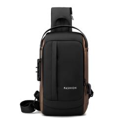 ZX066 Outdoor Cross-body Men Chest Bags Nylon Crossbody Bags Small Casual Personality Messenger Shoulder Bag For Men