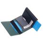 ZR319 2023 New Men's Card Bag European and American Contrast Color RFID Antimagnetic Anti theft Swipe Bank Card Bag