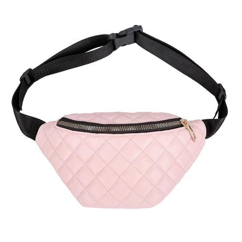 2024 Customized Quilted PU Leather Crossbody Fanny Pack For Women Embroidery