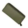 Comfortable genuine leather long wallet with rfid card holder protection classic pebble leather women purse