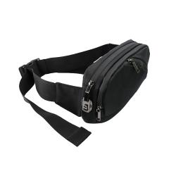 Odorless Lockable Waist Pack No Smell Fanny Pack with Carbon Lined Hide Smelly Pouch in Black
