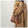 Large Capacity  Luxury Handbags for Women China Wholesale PU Womens Bags Ladies Single Shoulder Bucket Bag