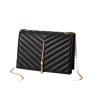 Hot Sale Ladies PU Leather Handbags Fashion V Pattern Plaid Women Messenger Bag Small Square Shoulder Crossbody Bag for Women
