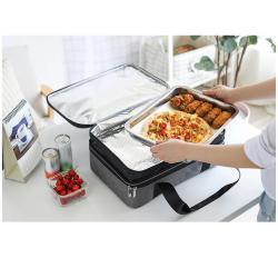 Fashion Portable Square Insulated Lunch Bag 2022 Thermal Food Picnic Pizza Lunch Bag Women Kids Men Cooler Lunch Box Bag