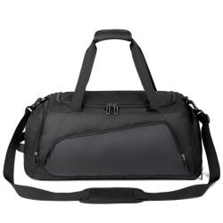 ZF077 Custom Logo Gym Bag Wet and Dry Separation Sports Bag Independent Shoe Compartment Oxford Cloth Waterproof Travel Bag