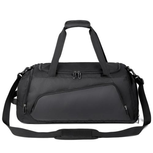 ZF077 Custom Logo Gym Bag Wet and Dry Separation Sports Bag Independent Shoe Compartment Oxford Cloth Waterproof Travel Bag