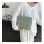 HR522 Women Carrying Tote Bag New Fashion PU Chain Large Messenger Bag Rhombic Pattern Solid Color Crossbody Shoulder Bag