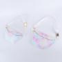 Keymay High Quality Gold Hardware Girls Multi-color Waterproof Nylon Waist Bag Tie Dye Crossbody Bag Kids Fanny Pack Waist Pack