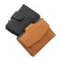 Factory wholesale metal card holder wallet leather pop up wallet aluminum credit card holder