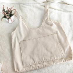 High Quality Cotton Notebook Travel Shopping Bag Organic Canvas Tote Bag For Girl