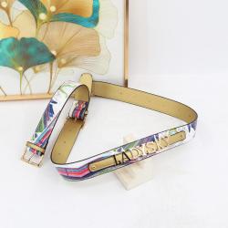 fashion ladies belt quality personalized women belt with letter metal Belt in the jeans or in the skirt special customization