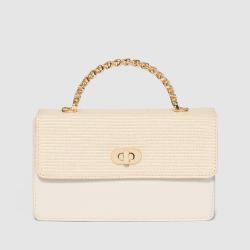 2024 Small Girls Mobile Phone Bag Straw Women's Bag Woven Personalized Flap Sling for  Retro Shoulder Bag Women