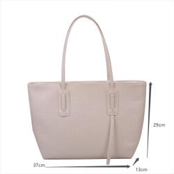 Ladies Shopping Hand Bag Large Capacity PU Leather Tote Handbags Women Shoulder Bags