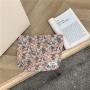 Wholesale Custom Logo Floral Design Printed Fashion Toiletry Organizer Travel Portable Makeup Cosmetic Bag Women