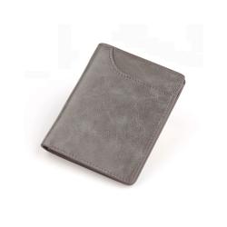 Custom eco leather bifold wallet premium vegetable tanned leather men's wallet