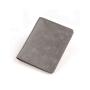 Custom eco leather bifold wallet premium vegetable tanned leather men's wallet