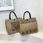 CCF344 Large Capacity Handbag 2022 New Fashion Tote Bag Women Ins Large Canvas Simple Shopping Bag Shoulder Crossbody Bag